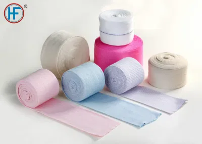 熱い販売の使い捨て耐久性のある綿 100% ゴム管状包帯